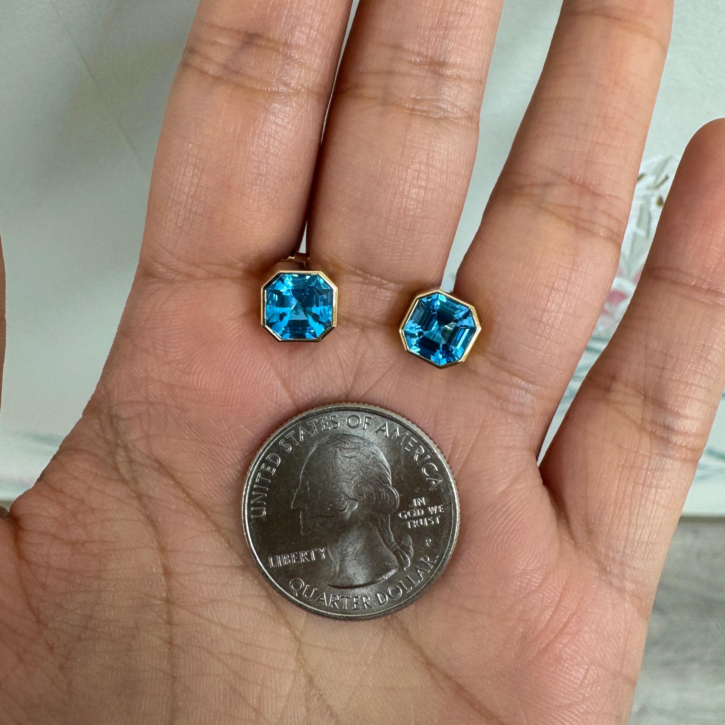 Created in 18 karat yellow gold
Blue Topaz 3.50 carats approx.
18kyg post backs for pierced ears
Limited Edition




About the Designers ~ Dharmesh & Namrata

Drawing inspiration from little things, Dharmesh & Namrata Kothari have created an