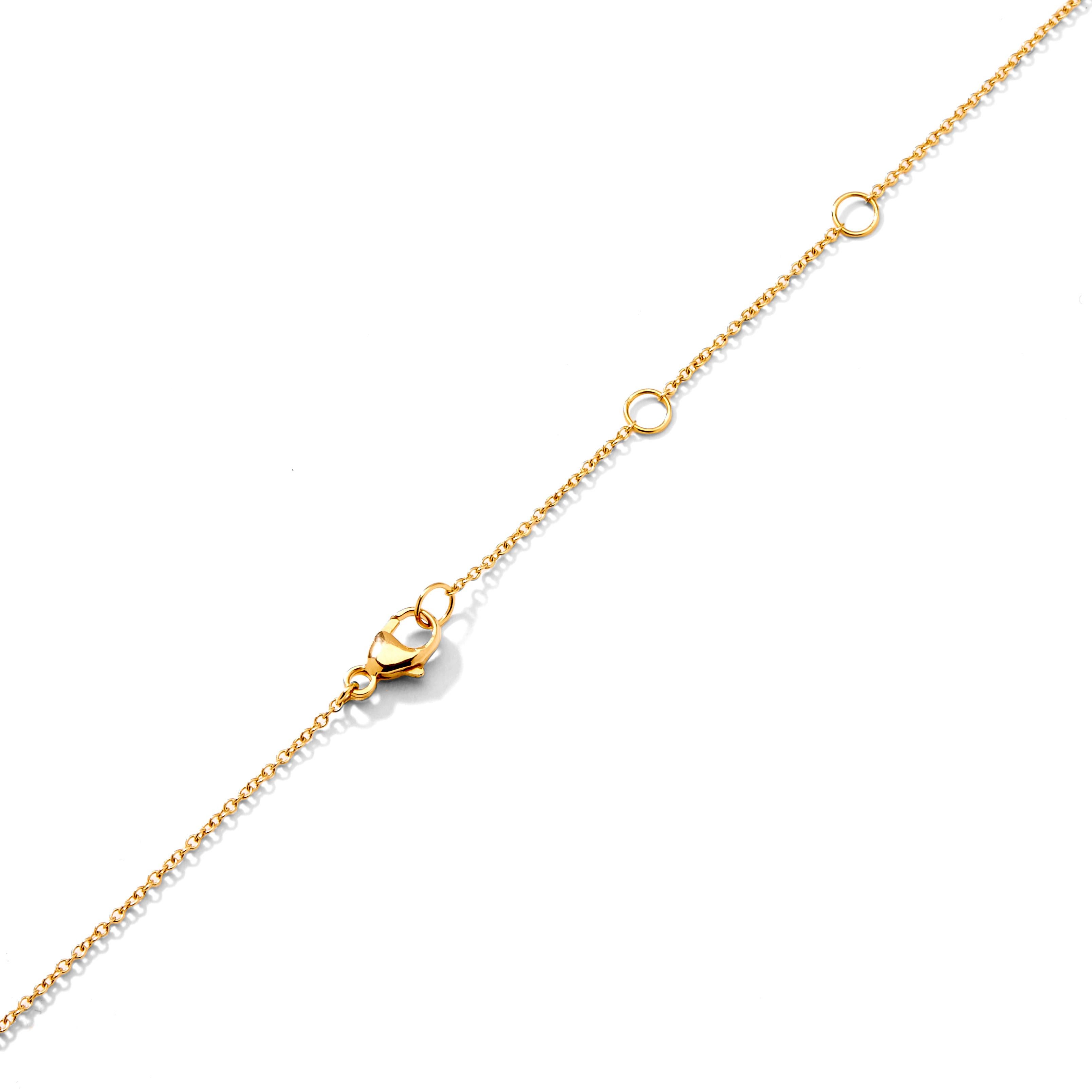 Created in 18 karat yellow gold
Boulder Opal 3.20 carats approx.
Diamonds 0.10 carat approx.
18 inch, adjustable at 16-17 inch
Lobster clasp
Limited edition

This 18 karat yellow gold necklace is crafted with boulder opal  weighing approximately