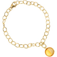 Syna Yellow Gold Bracelet with Citrine