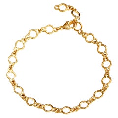 Syna Yellow Gold Chakra Link Bracelet