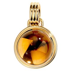 Syna Yellow Gold Citrine Pendant