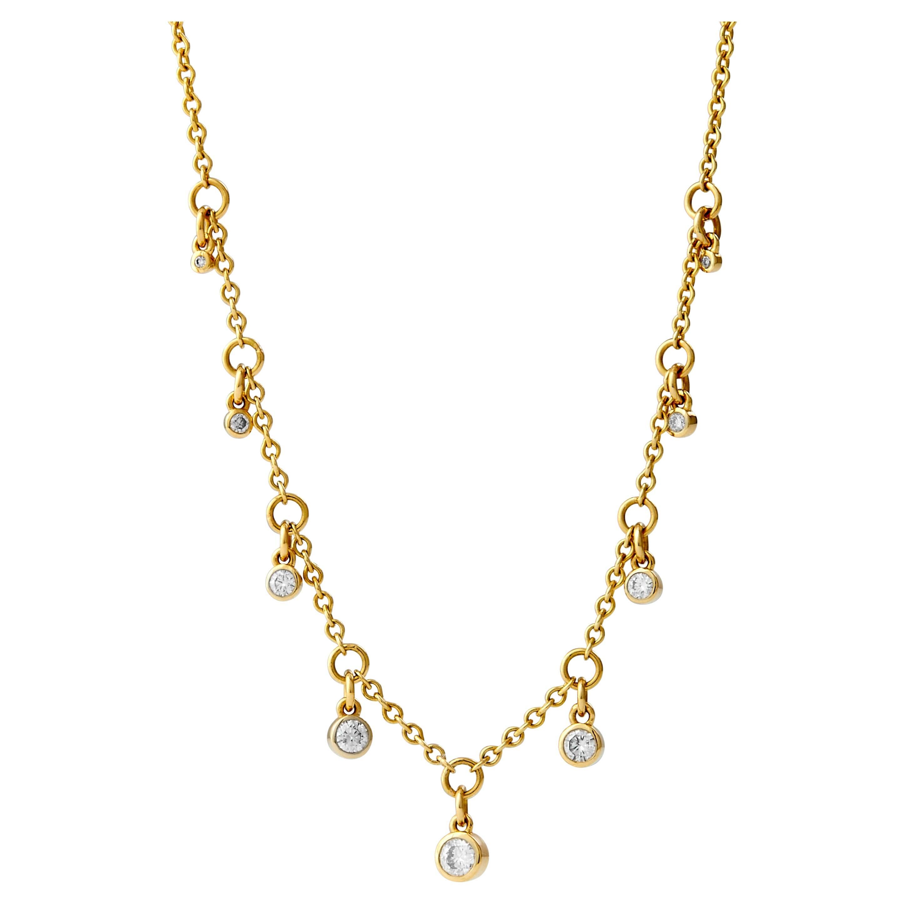 Syna Collier de diamants cosmiques en or jaune