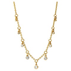 Syna Yellow Gold Cosmic Diamonds Necklace