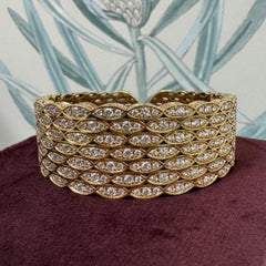 Bracciale Syna in oro giallo con diamanti
