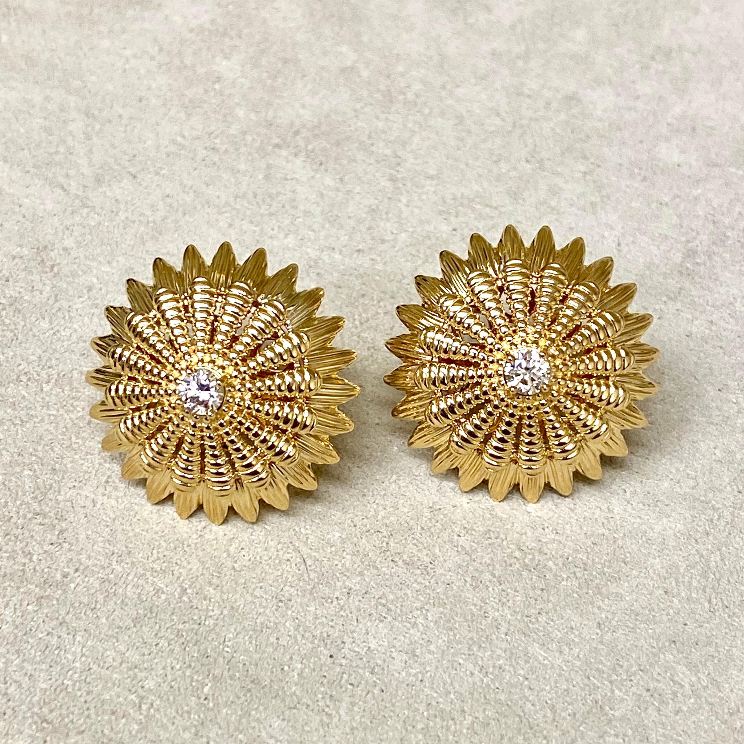 Created in 18 karat yellow gold
Diamonds 0.30 ct approx
Omega backs
Limited edition

Transcend everyday elegance with our limited edition Candy Blue Topaz and Moon Quartz earrings, crafted from 18 karat yellow gold and set with shimmering diamonds