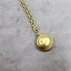 Syna Yellow Gold Flower Pendant with Diamonds