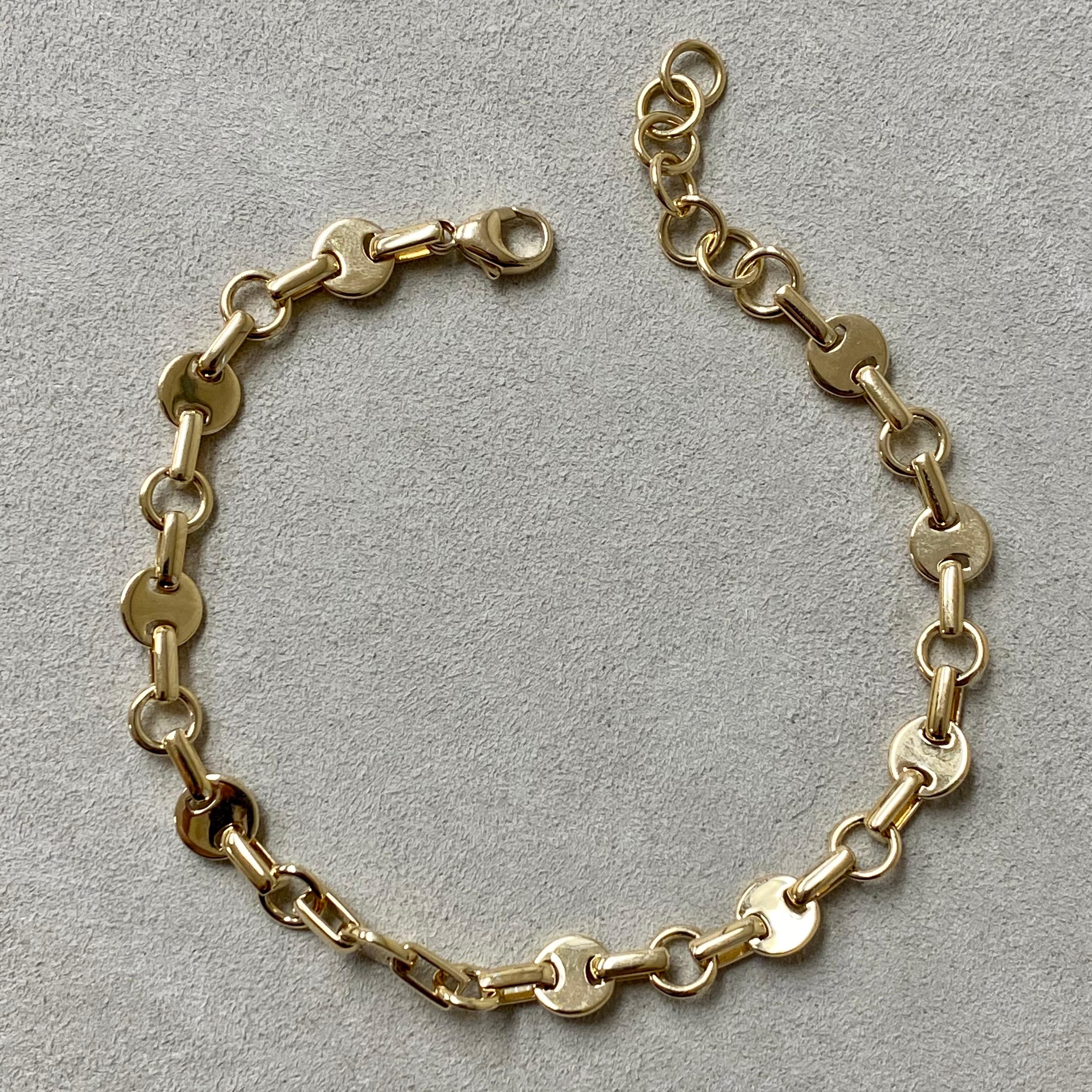 Syna Yellow Gold Geometrix Bracelet In New Condition For Sale In Fort Lee, NJ