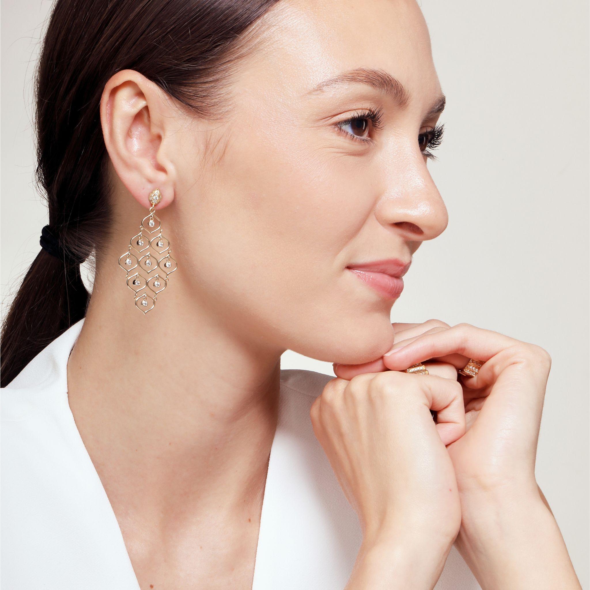 Created in 18 karat yellow gold
Diamonds 1.25 carats approx.
18kyg butterfly backs


About the Designers

Drawing inspiration from little things, Dharmesh & Namrata Kothari have created an extraordinary and refreshing collection of luxurious jewels.