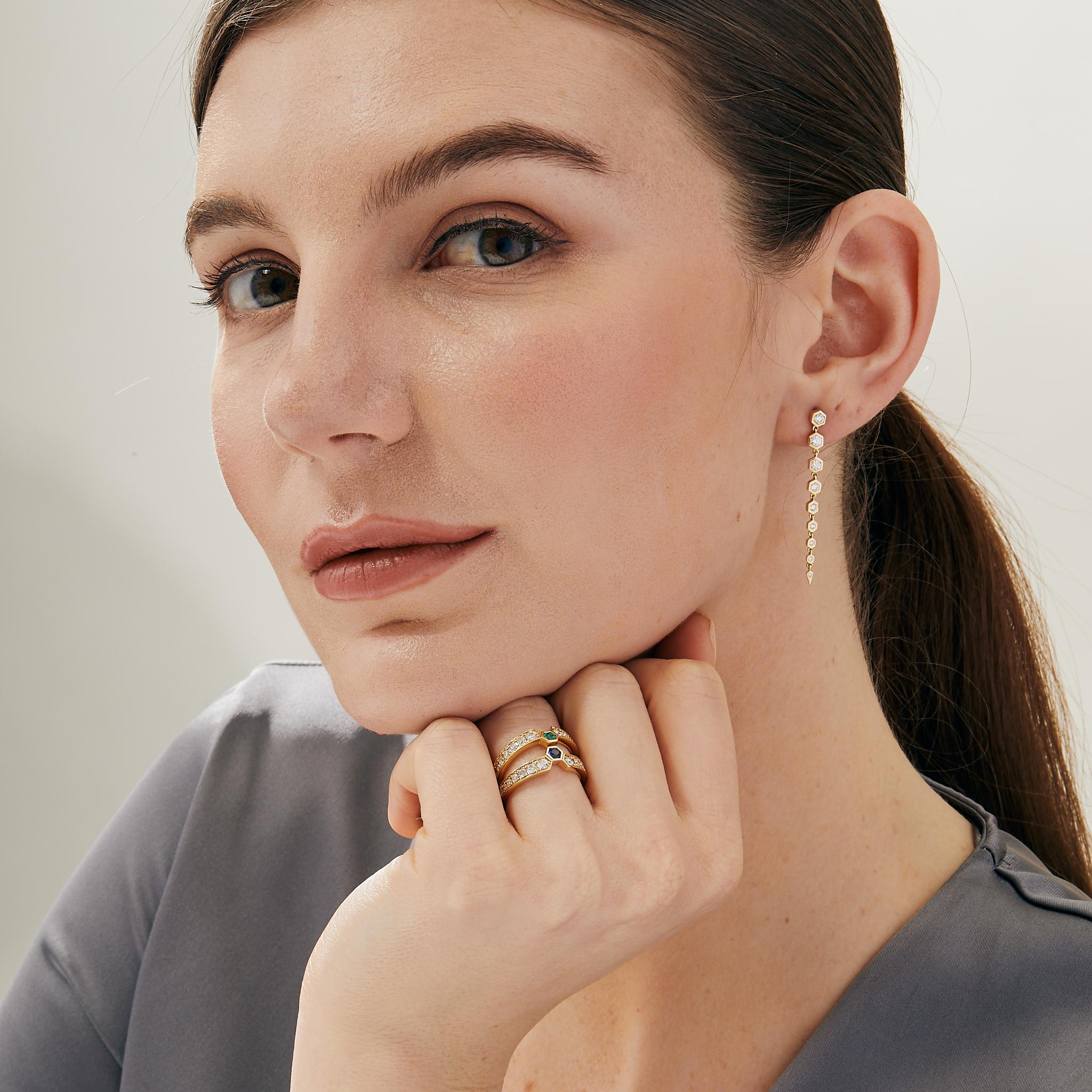 diamond duster earrings