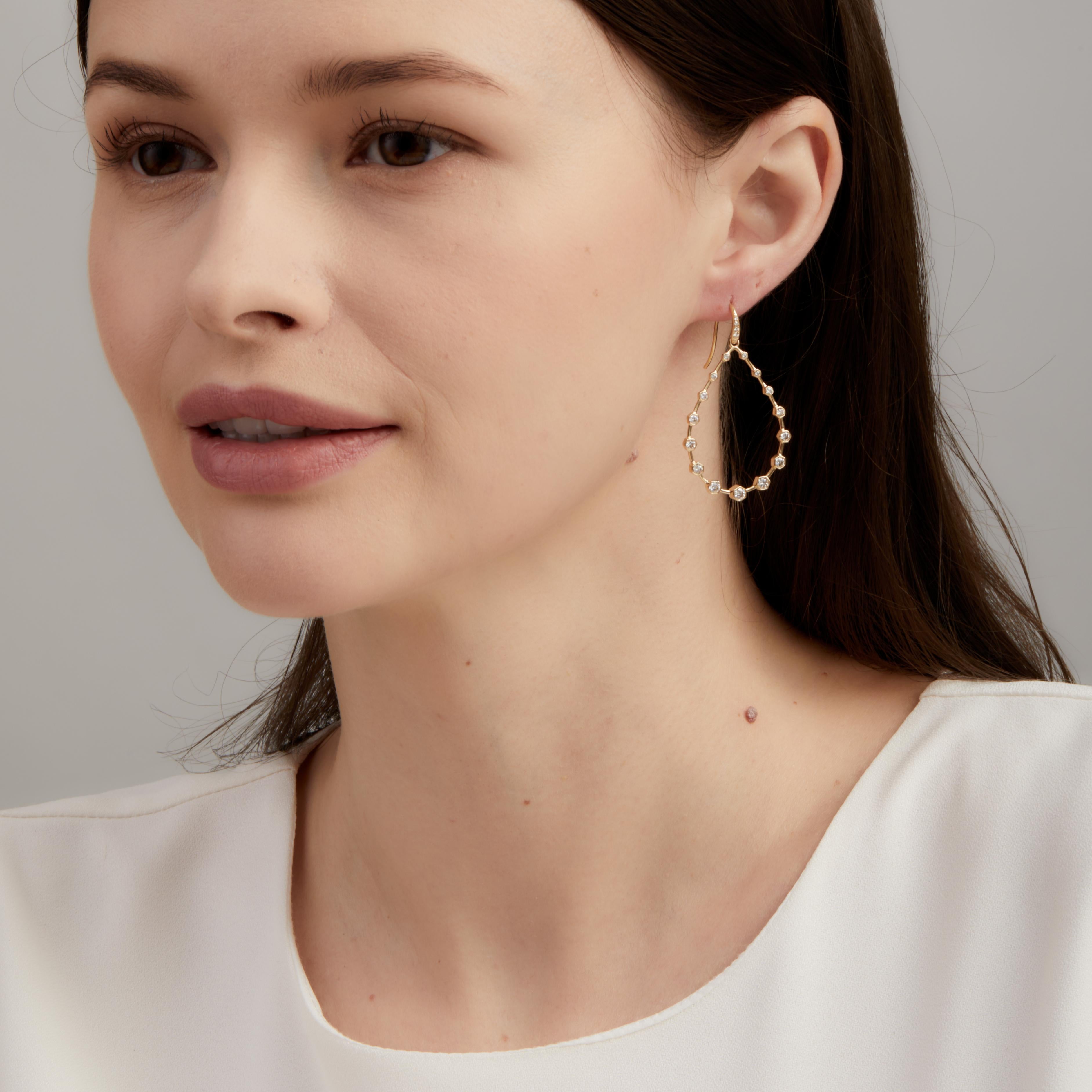 Created in 18 karat yellow gold
Diamonds 1.40 carats approx.
French wire for pierced ears
Limited Edition



Drawing inspiration from little things, Dharmesh & Namrata Kothari have created an extraordinary and refreshing collection of luxurious