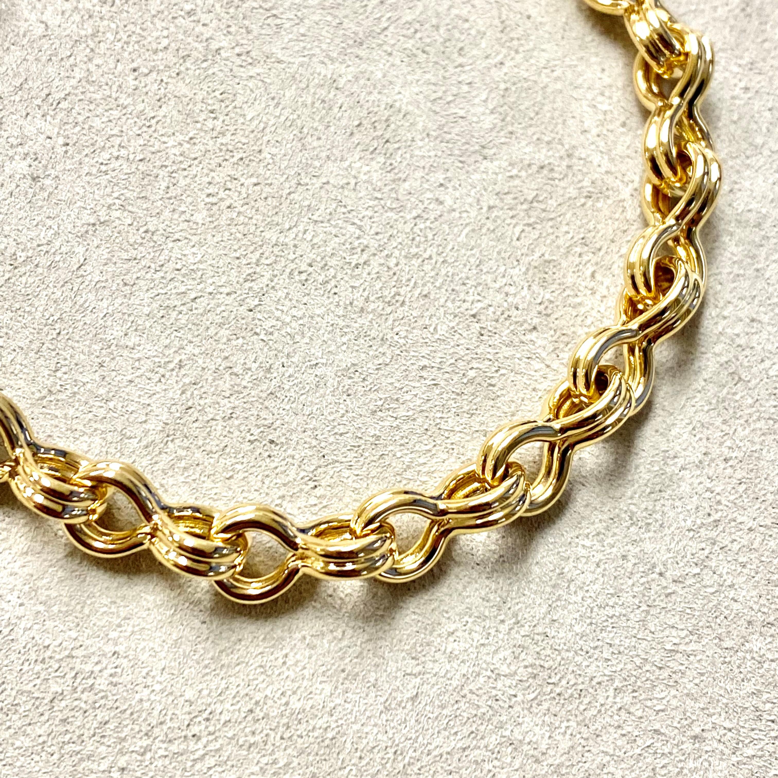 Women's Syna Yellow Gold Link Bracelet For Sale