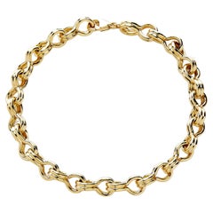Syna Yellow Gold Link Bracelet