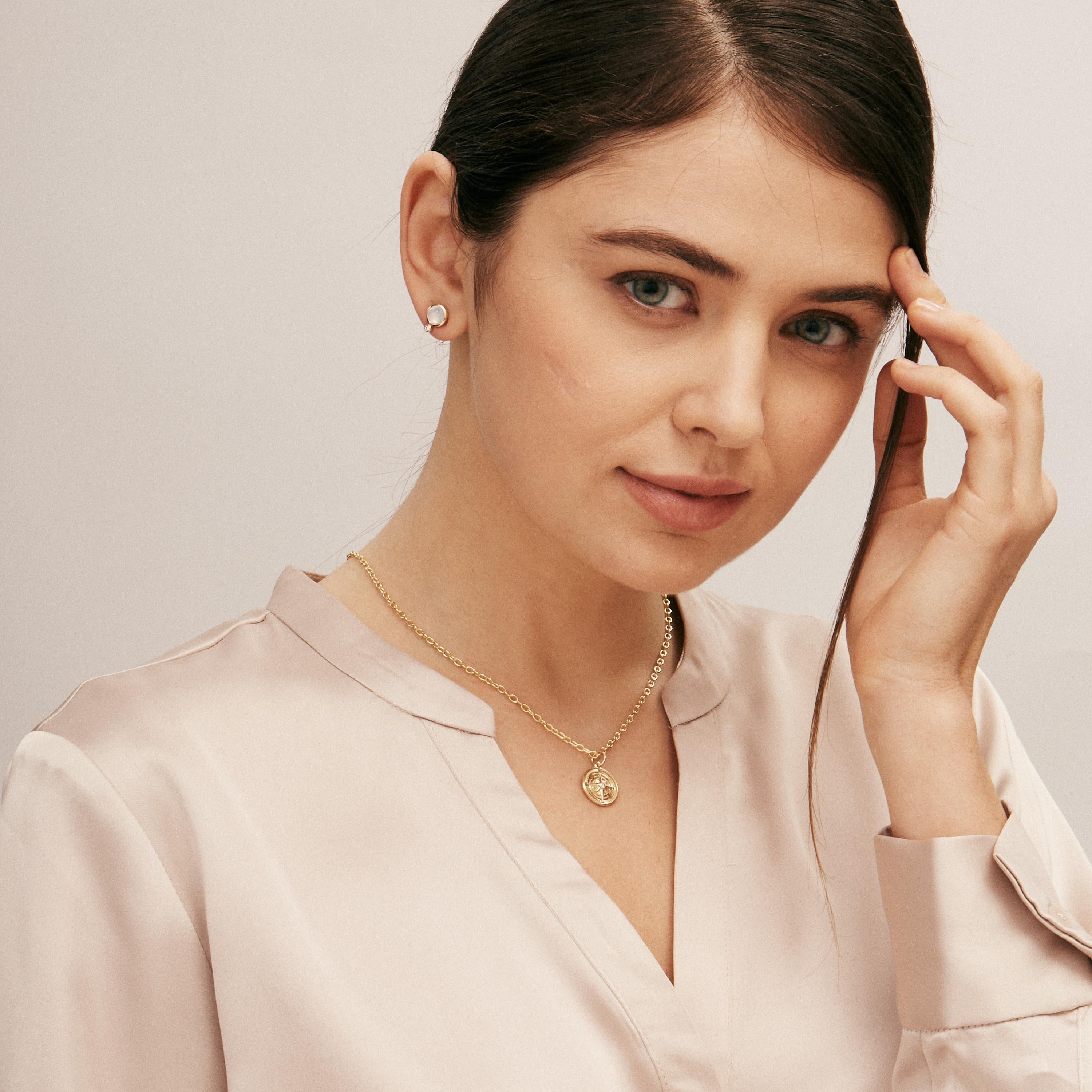 Created in 18 karat yellow gold
Diamond 0.03 carat approx.
Chain sold separately


 About the Designers ~ Dharmesh & Namrata

Drawing inspiration from little things, Dharmesh & Namrata Kothari have created an extraordinary and refreshing collection