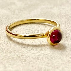 Syna Yellow Gold Mini Rubellite Ring