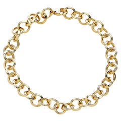 Syna Yellow Gold Mogul Link Bracelet