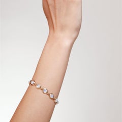 Bracciale Syna in oro giallo con quarzo lunare