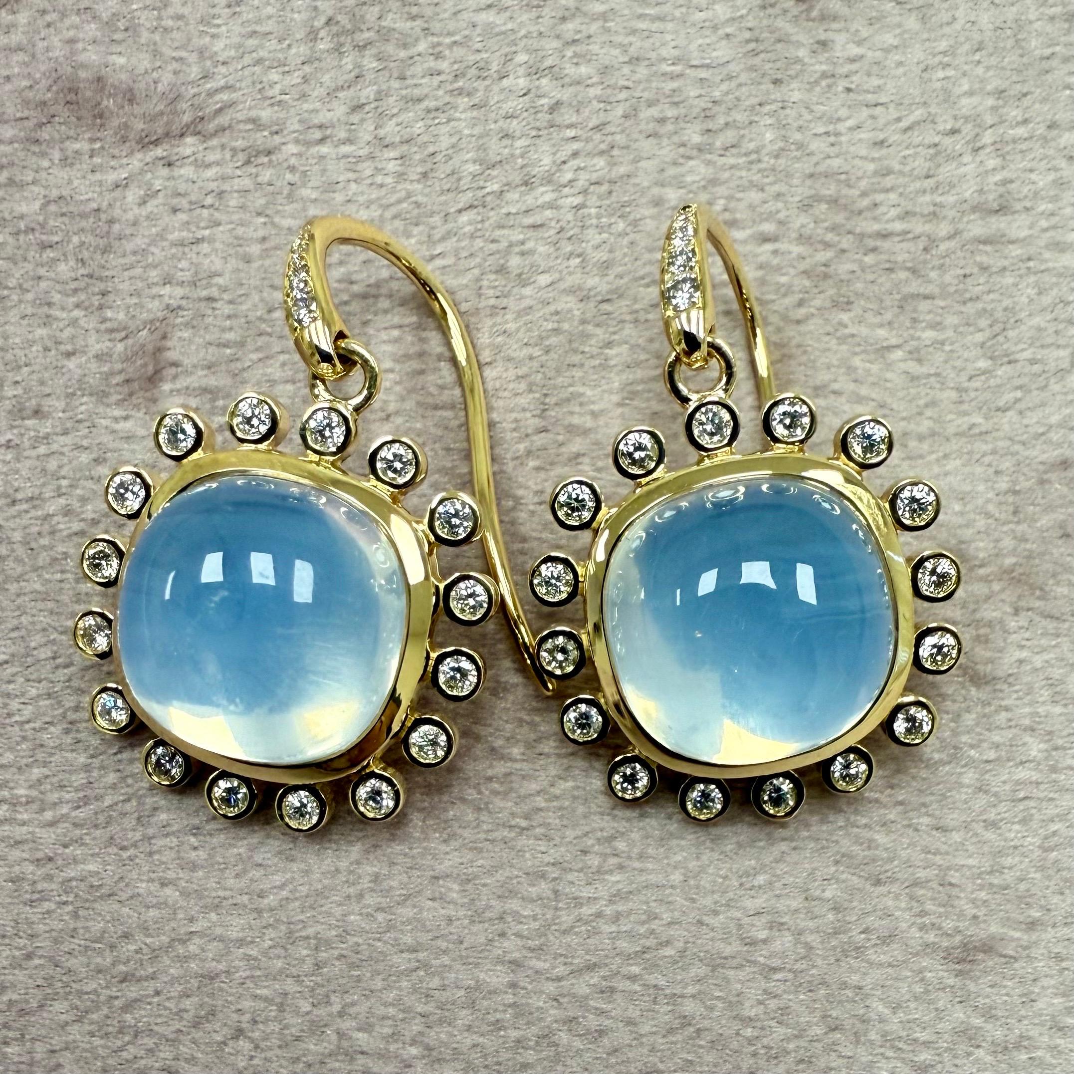 Created in 18 karat yellow gold
Moon Quartz 13 carats approx.
Diamonds 0.35 carat approx.
French wire for pierced ears



About the Designers

Drawing inspiration from little things, Dharmesh & Namrata Kothari have created an extraordinary and