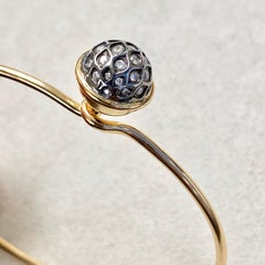 Syna Yellow Gold Mogul Bracelet with Diamonds