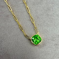 Collar Colgante Syna Oro Amarillo Peridoto