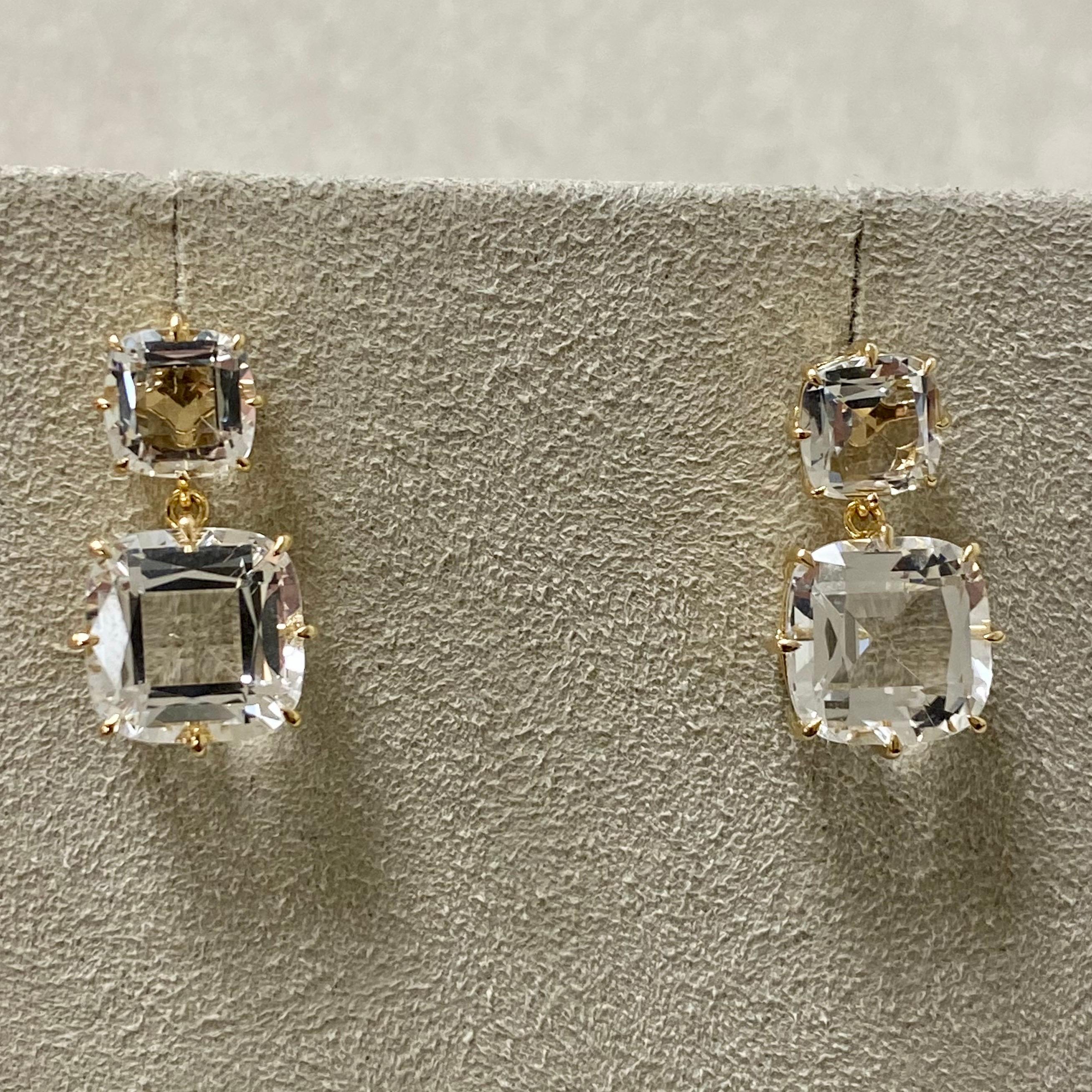 rock crystal earrings