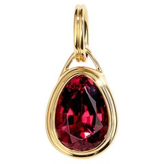 Syna Yellow Gold Rose Tourmaline Pendant