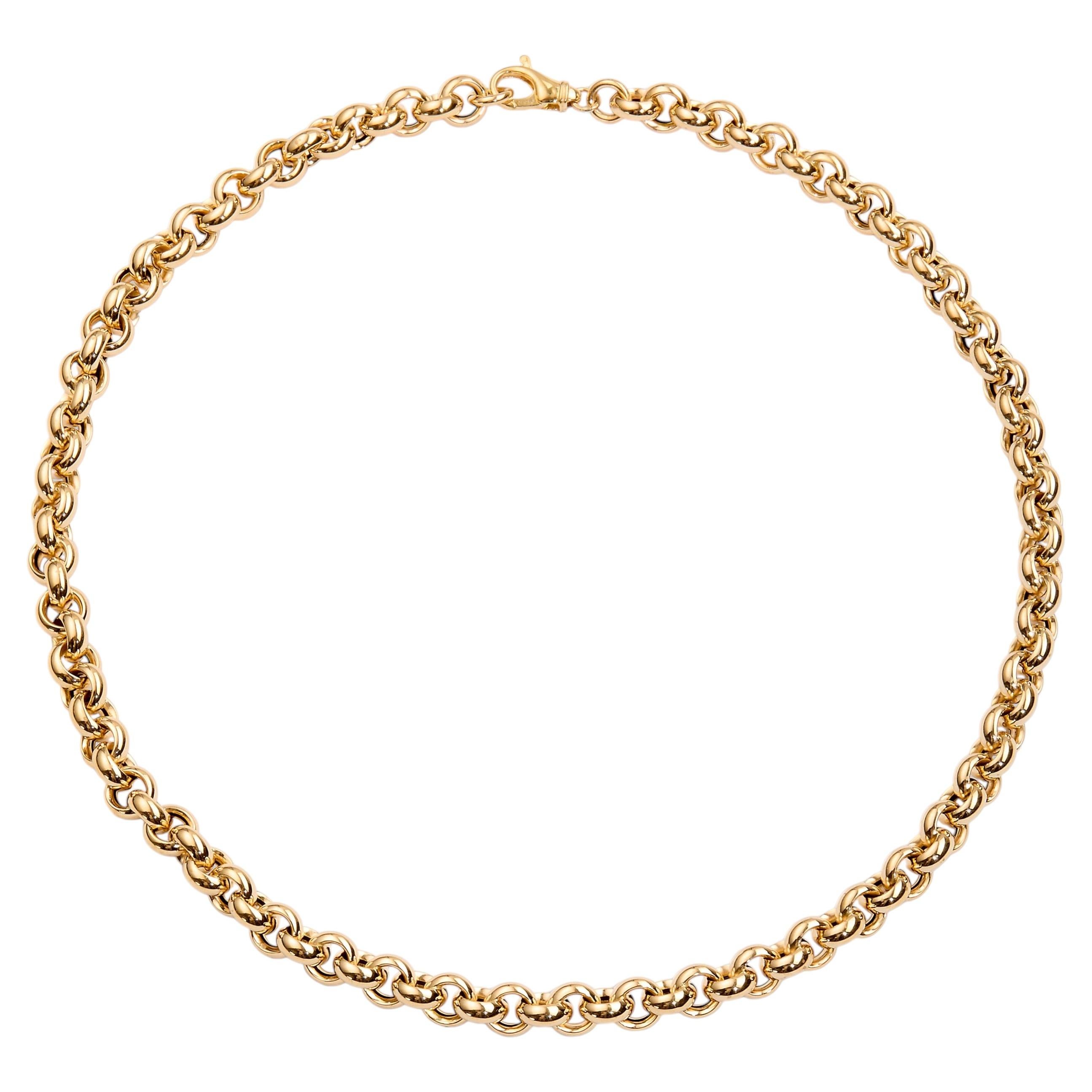 What markings are on real gold chains?