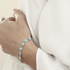 Syna Yellow Gold Sleeping Beauty Turquoise Bracelet
