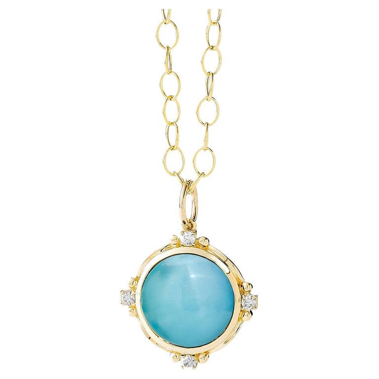 Collier Turquoise Sleeping Beauty – Argent 925 – Pendentif Beauté Endormie – Neuf