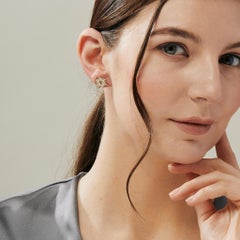 Syna Yellow Gold Starburst Earrings with Rubies and Diamonds