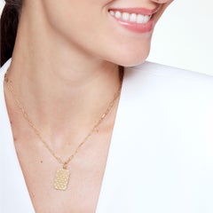 Syna Yellow Gold Starry Charm Pendant with Diamonds