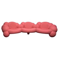 Synchronicity GardenThree-Seater Sofa by Lara Bohinc,  Pink,  Cork , Outdoor