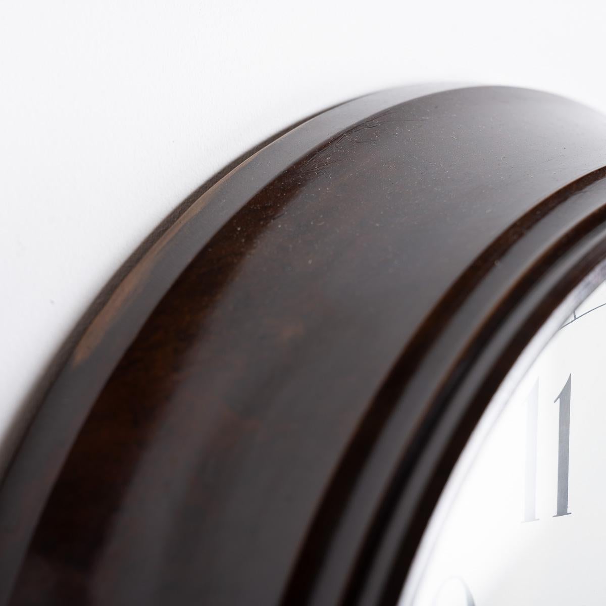British Synchronome Vintage Industrial Slave Clock In Bakelite Case For Sale