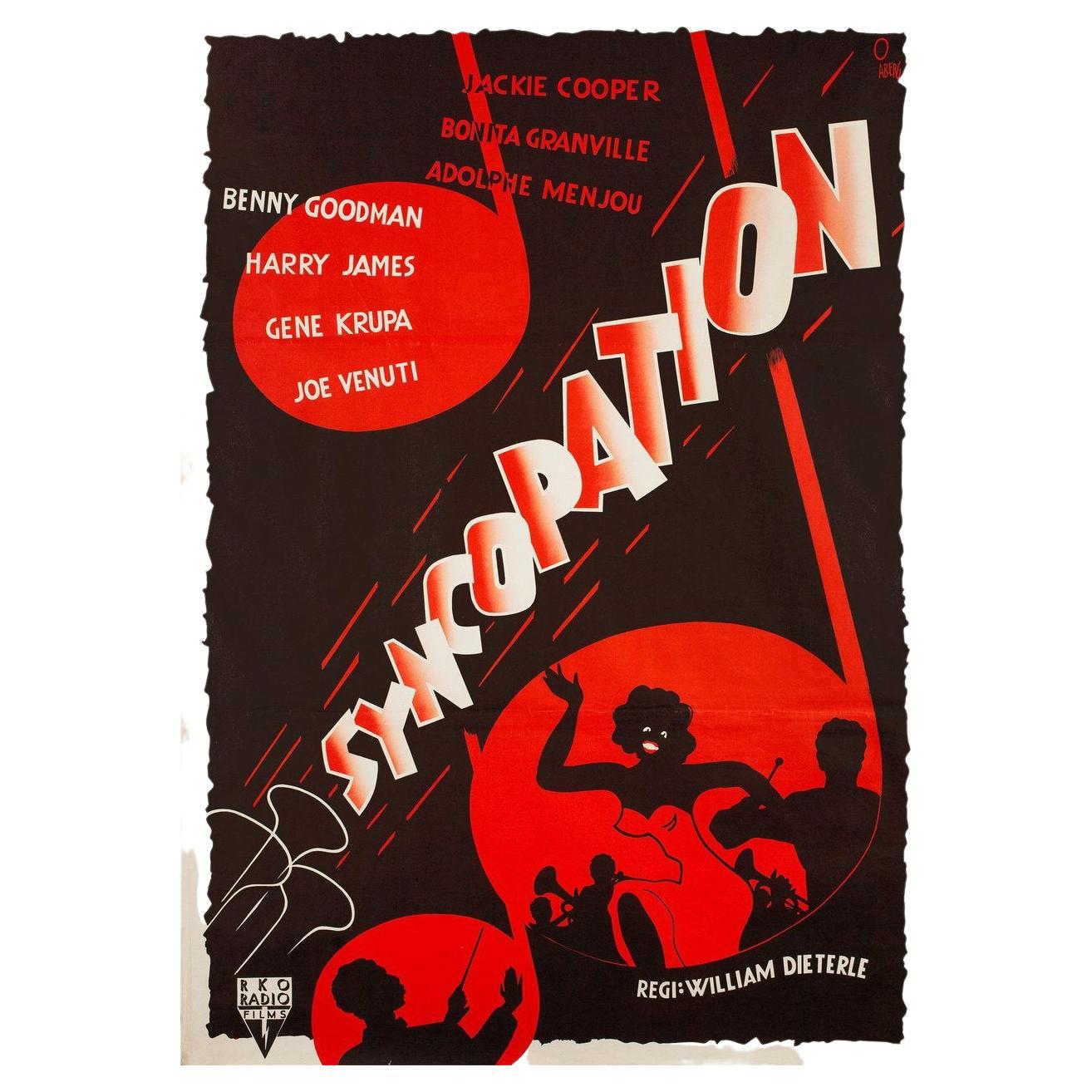 Syncopation 1942 Schwedisches B1 Filmplakat im Angebot