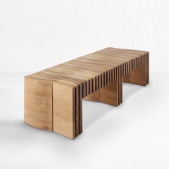 Synthesis Bench, Custom, Handmade from Locally-Harvested Wood in the USA