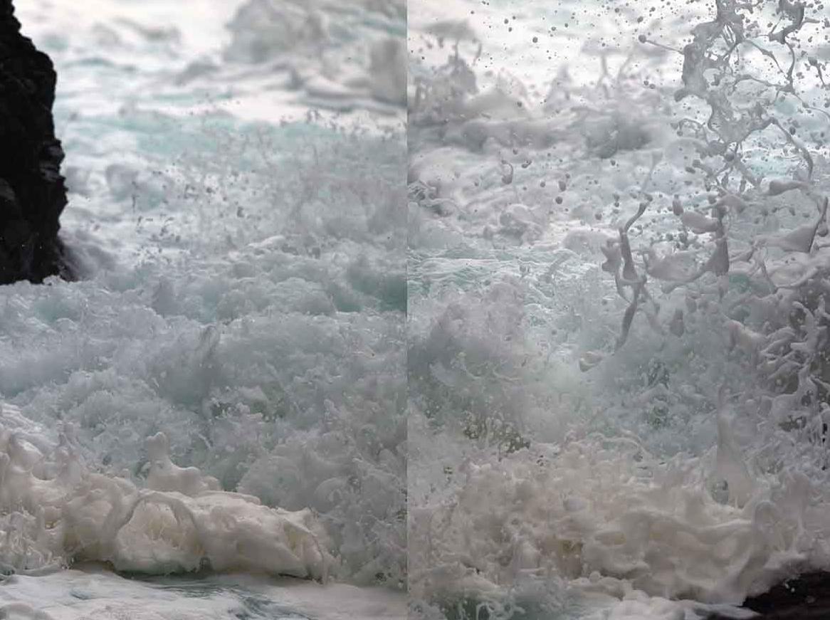 NAMI_Q01-Q02 - Gray Landscape Photograph by Syoin Kajii