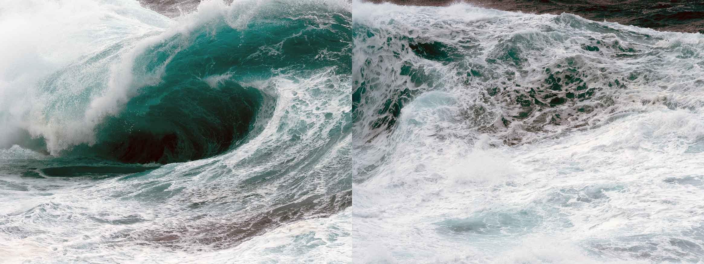 Color Photograph Syoin Kajii - Sans titre, de la série NAMI II, D01-D02