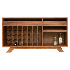 Syrah Wine Cabinet in Tzalam Wood by Tana Karei