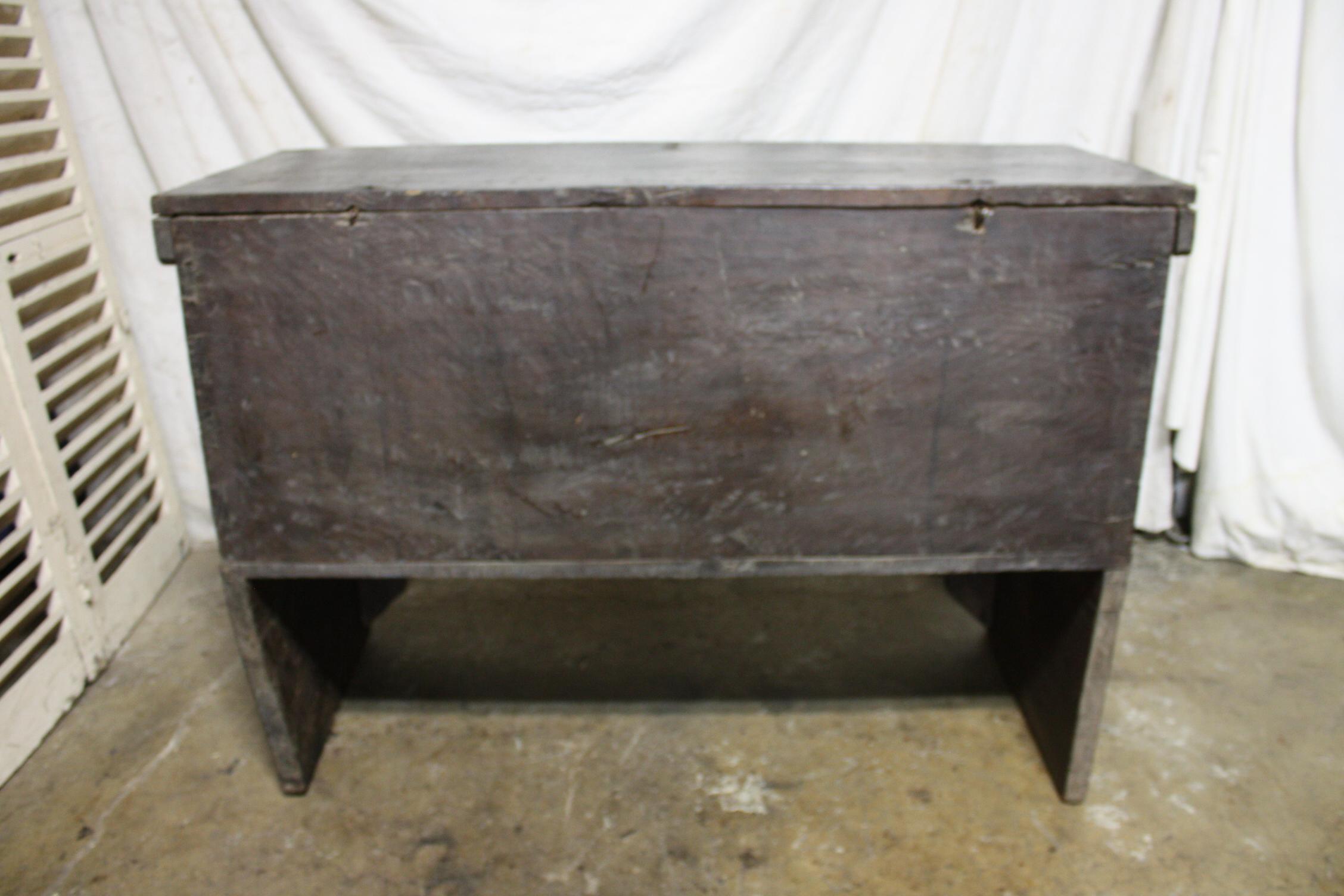 Syrian 18th Century Blanket Chest or Trunk For Sale 8