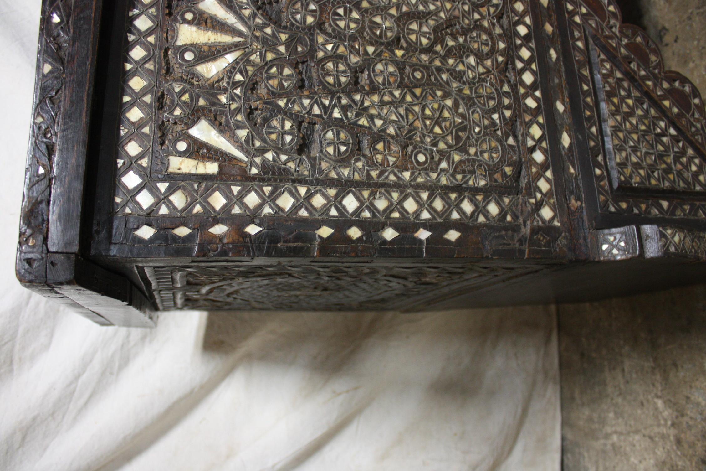 Syrian 18th Century Blanket Chest or Trunk For Sale 1