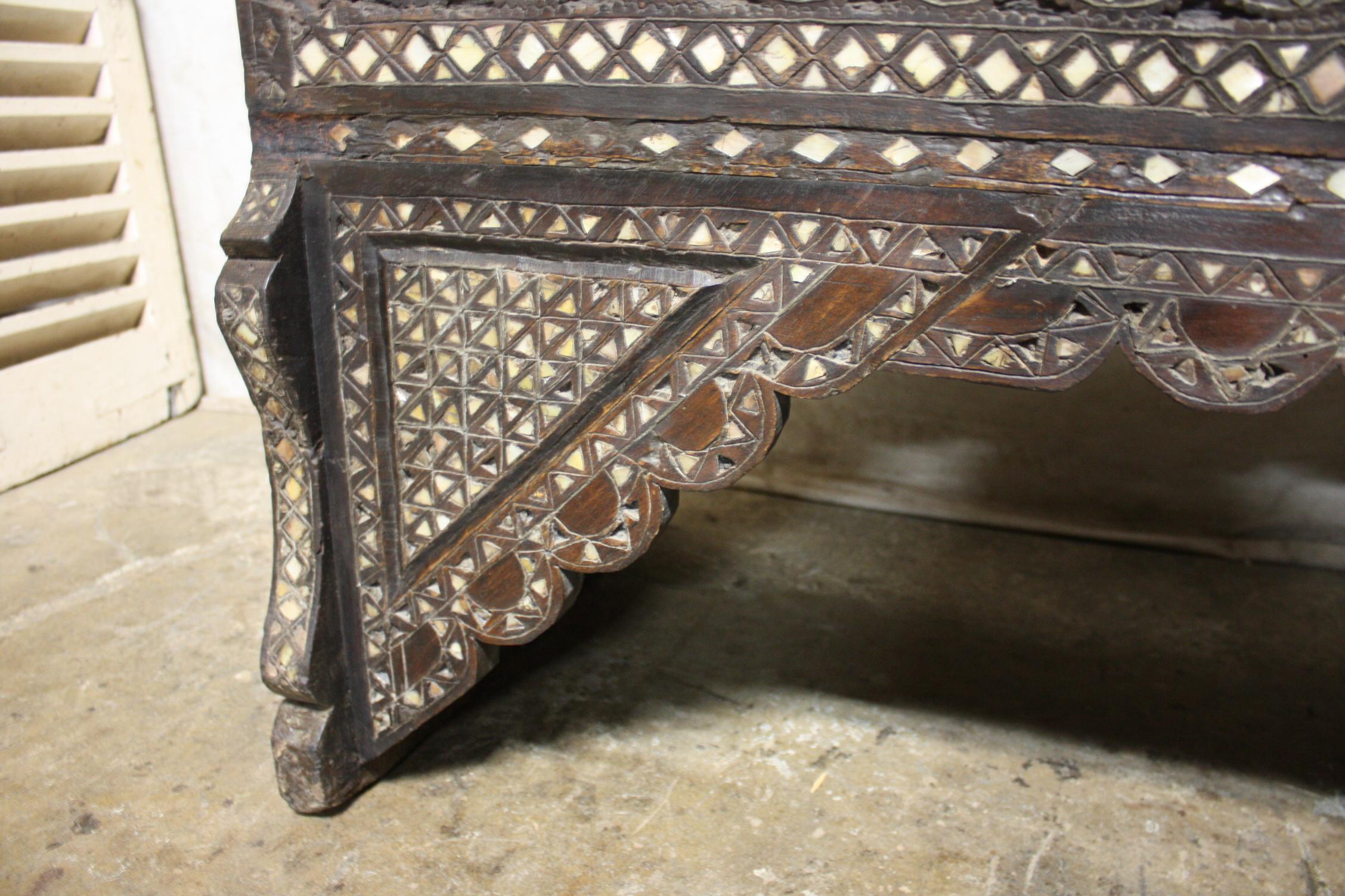 Syrian 18th Century Blanket Chest or Trunk For Sale 2