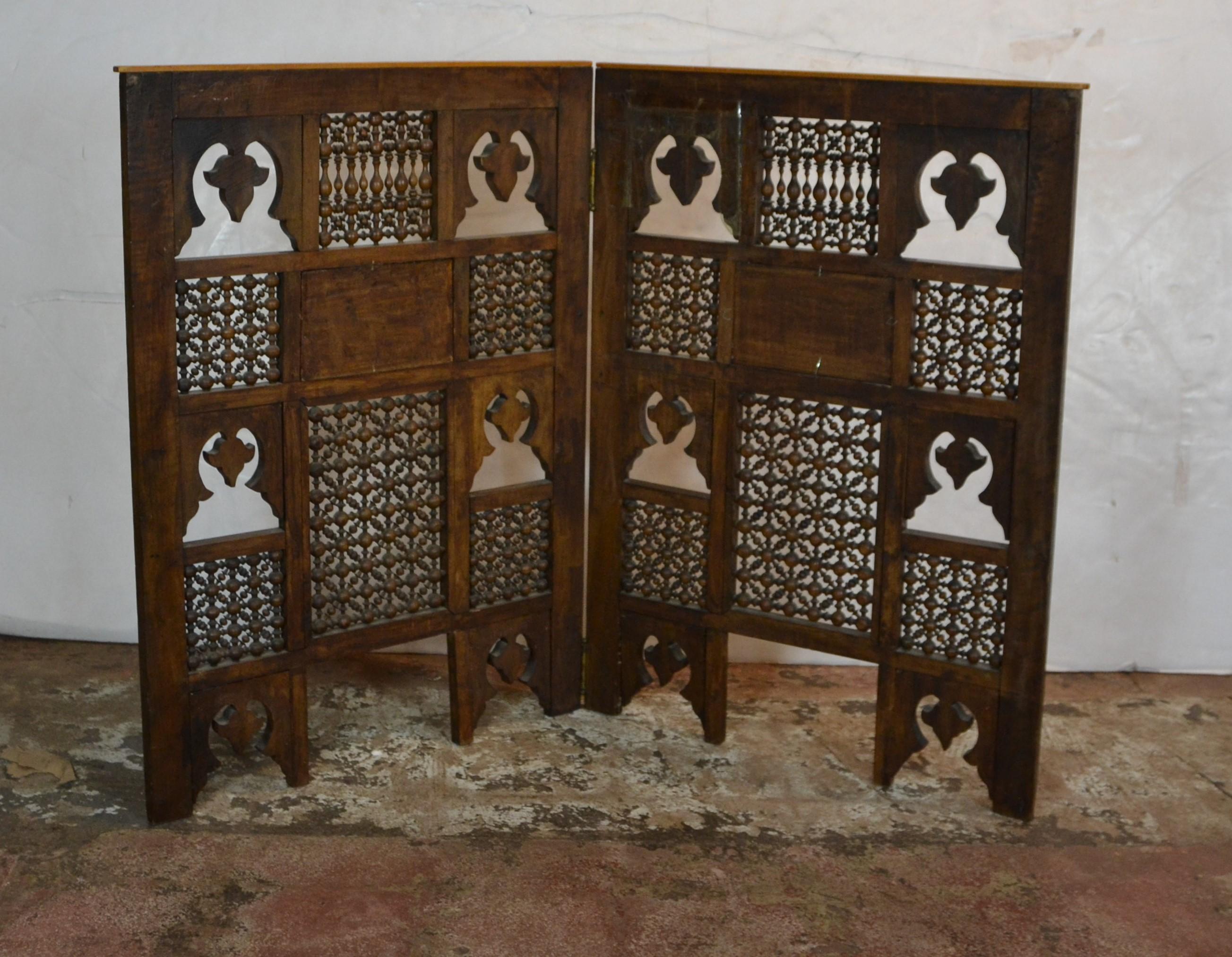 Syrian 2-Panel Tabletop Screen 2