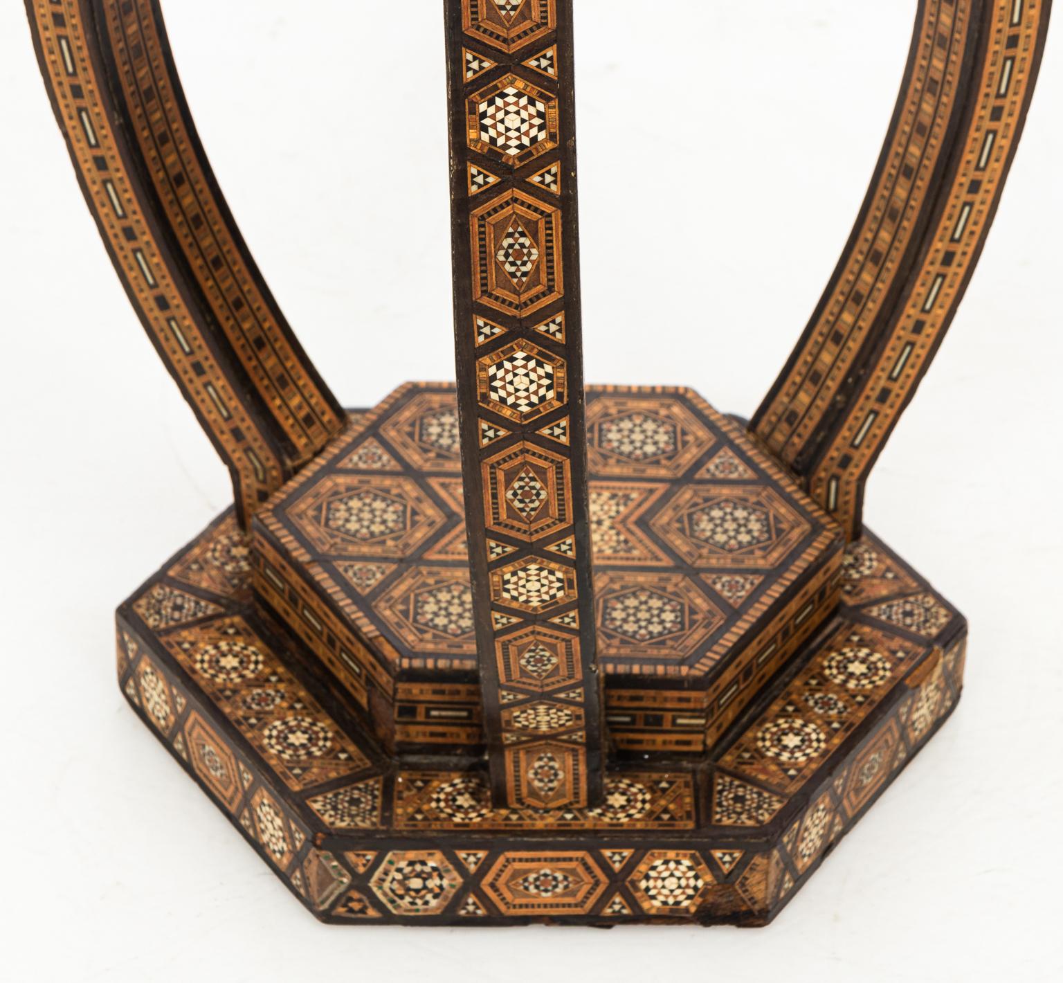 Mid-20th Century Syrian Circular Side Table, circa 1960s