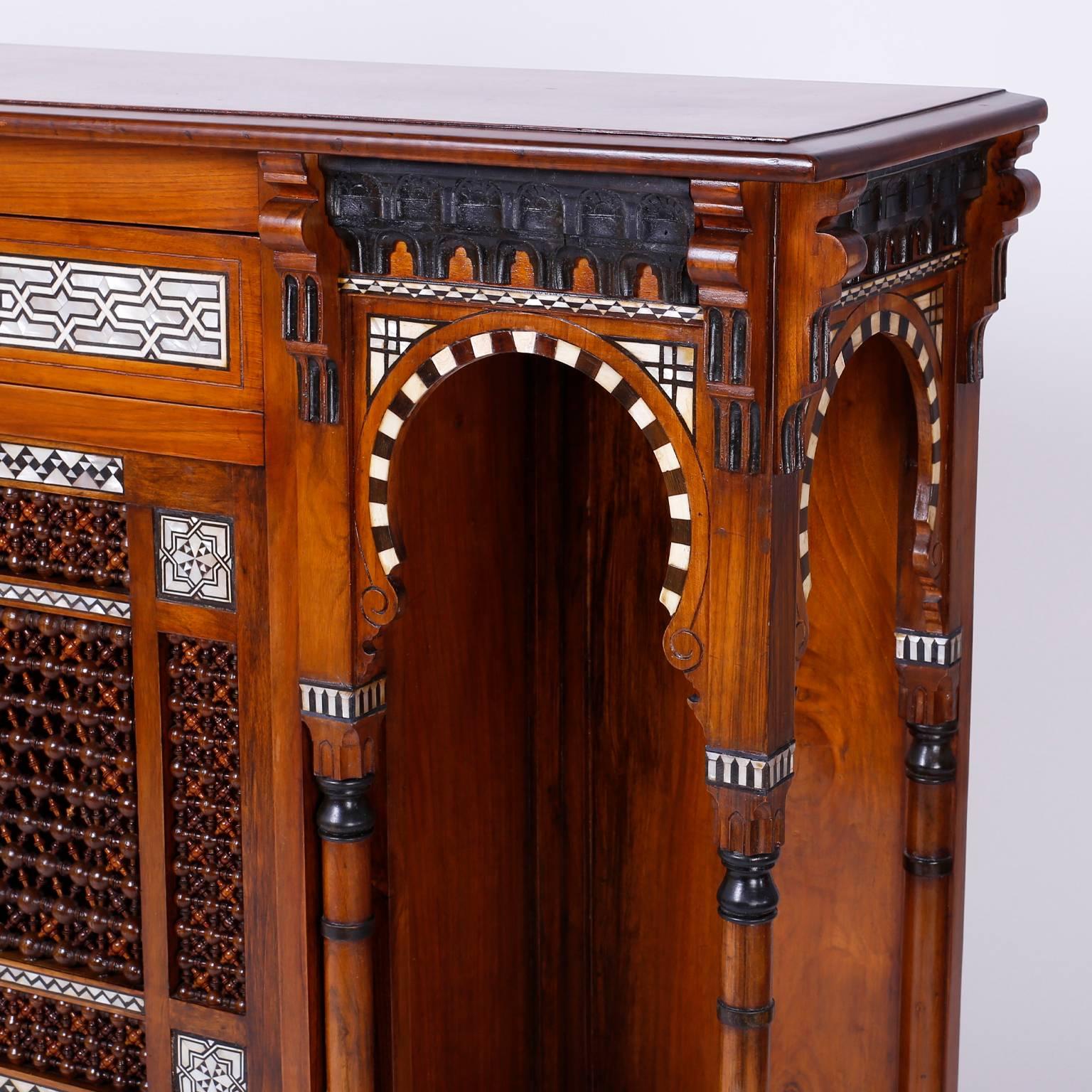 Syrian Inlaid Cabinet or Server 1