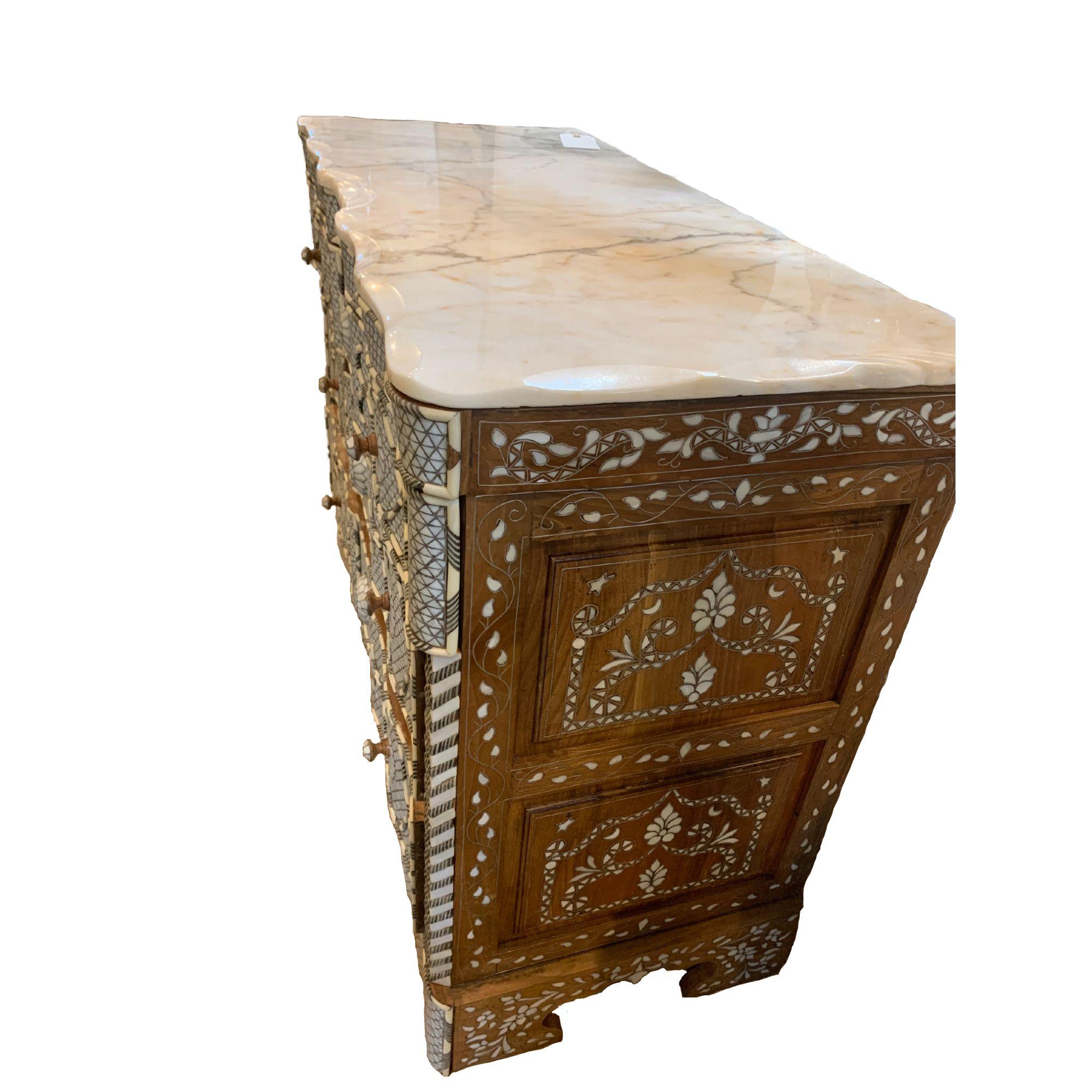syrian mother of pearl furniture