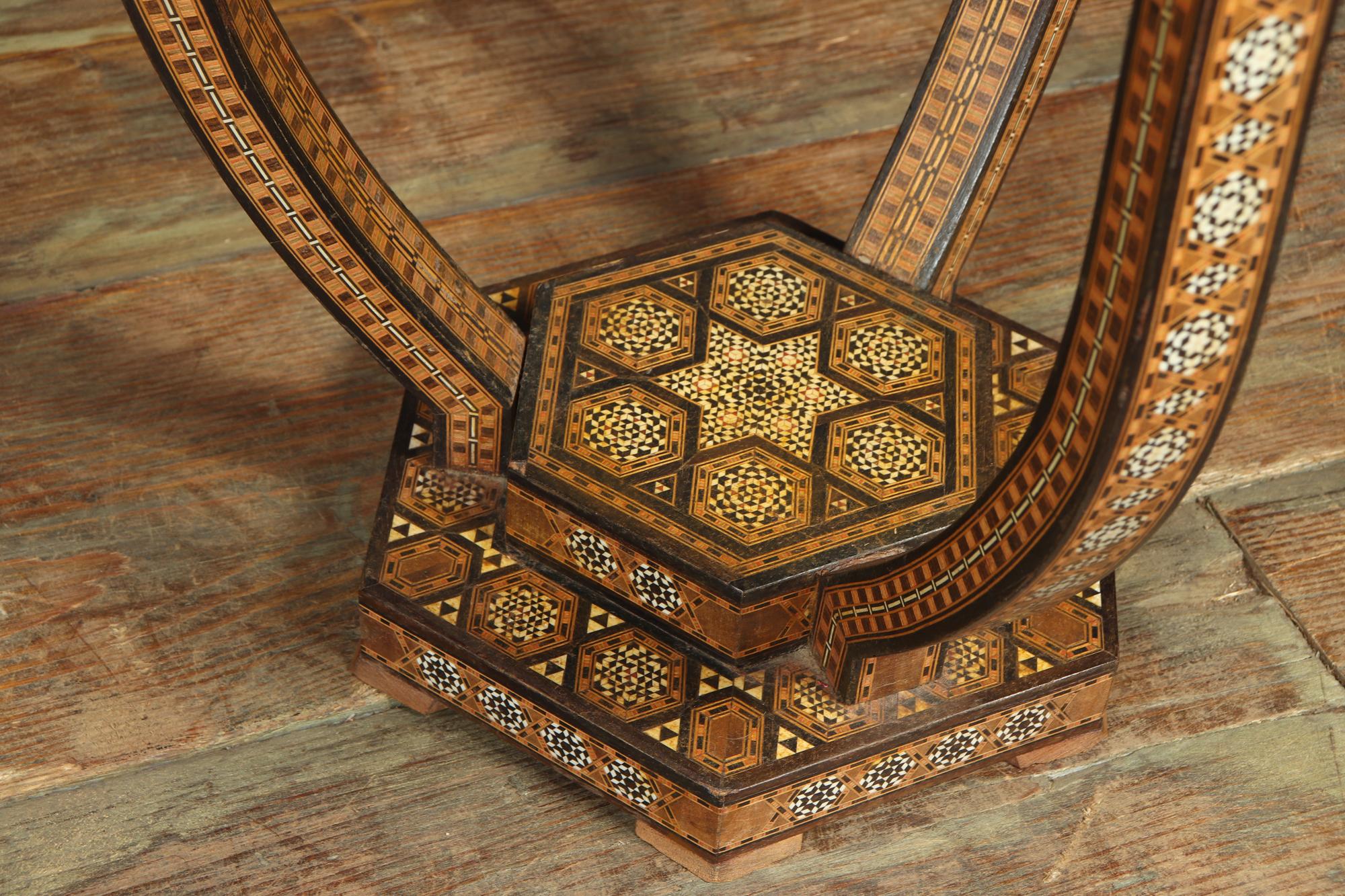 Syrian Inlaid Occasional Table 3