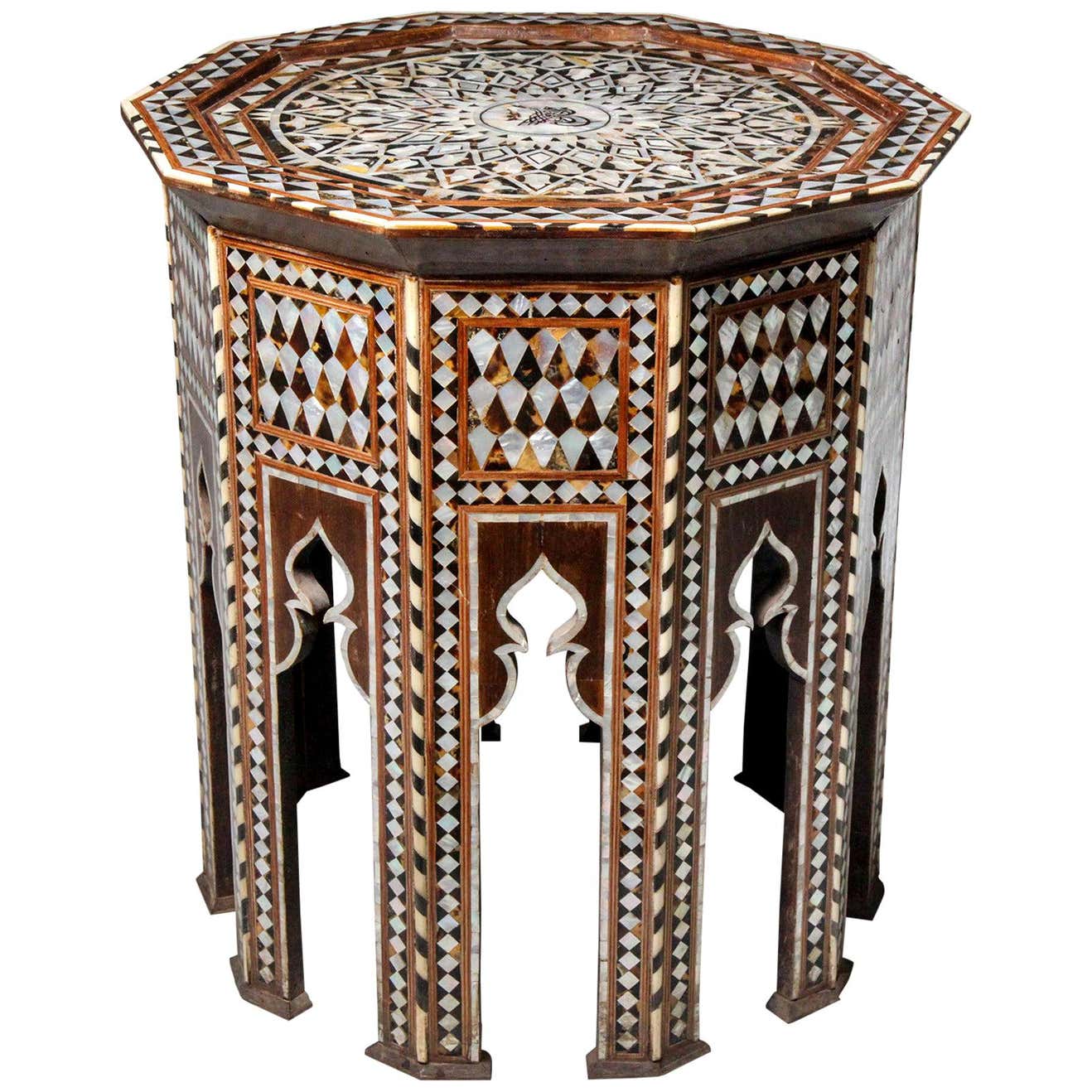 Inlaid Table at 1stDibs