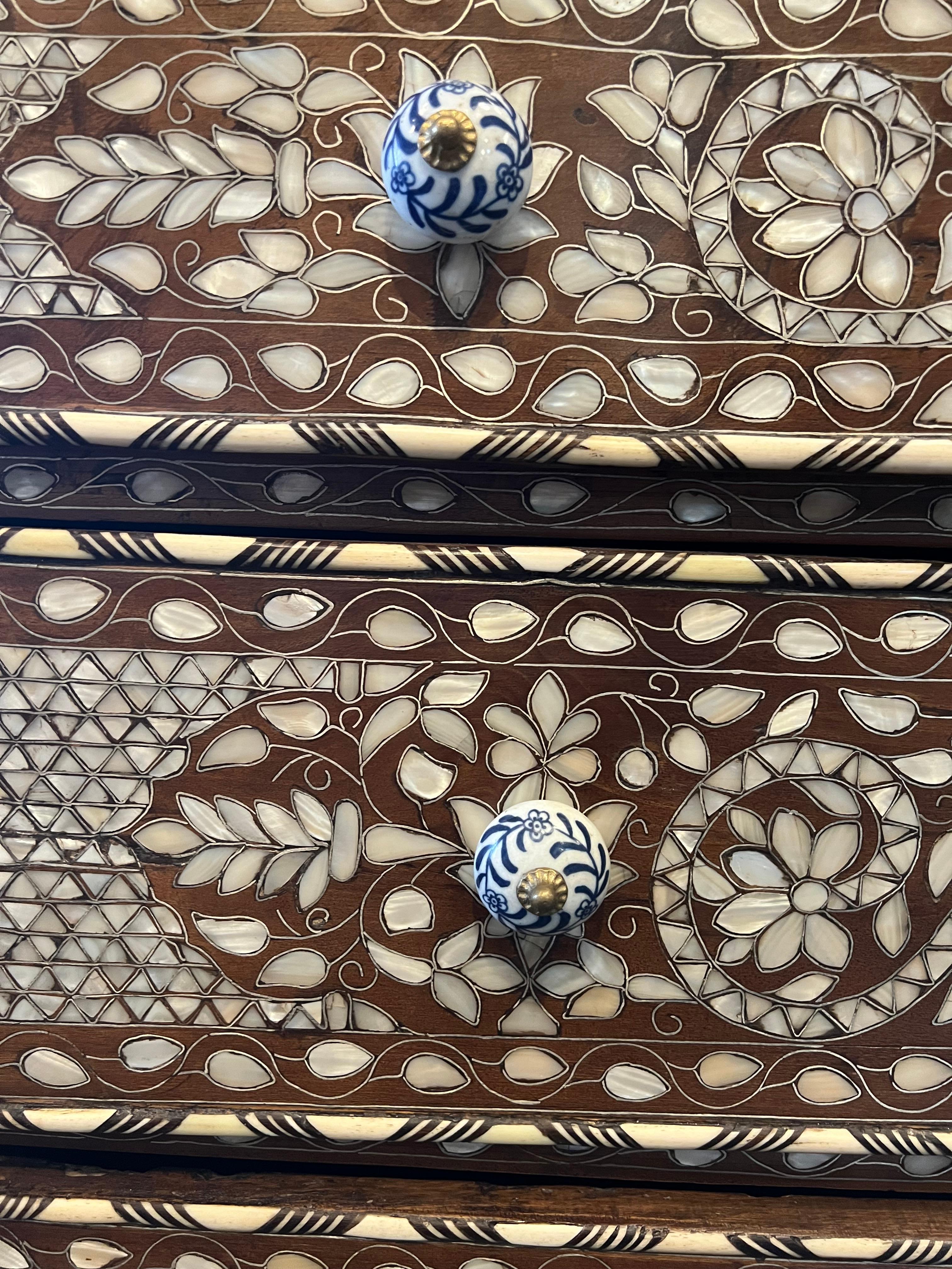 Syrian Inlay Dresser  In Good Condition For Sale In Dallas, TX
