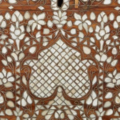 Coffre de mariage syrien incrusté de nacre