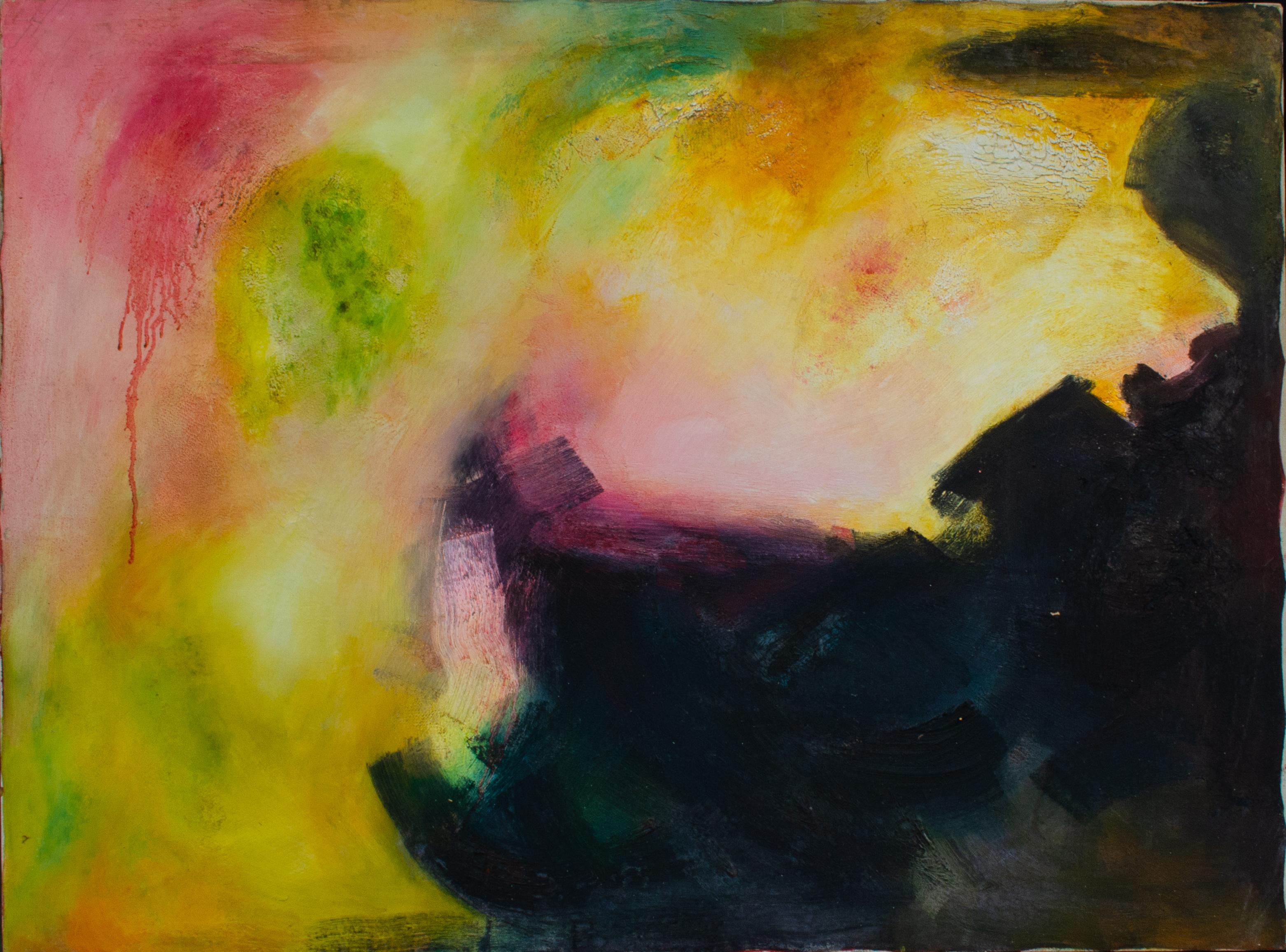 Abstract Expressionist Painting by Syril Frank