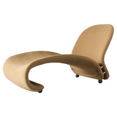 Chaise longue Système 1-2-3 conçue par Verner Panton, fabricant Fritz Hansen